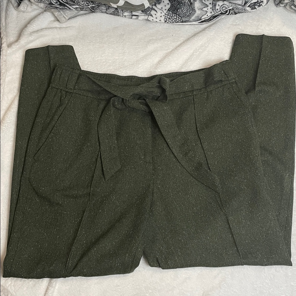 LOFT Dark Green Trousers
